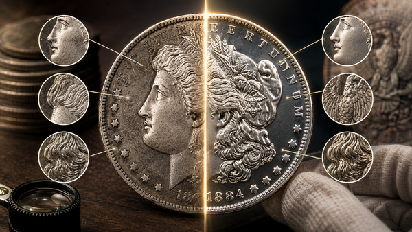 How to Tell the Difference Between an AU and BU Morgan Silver Dollar